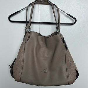 Beige Coach Purse